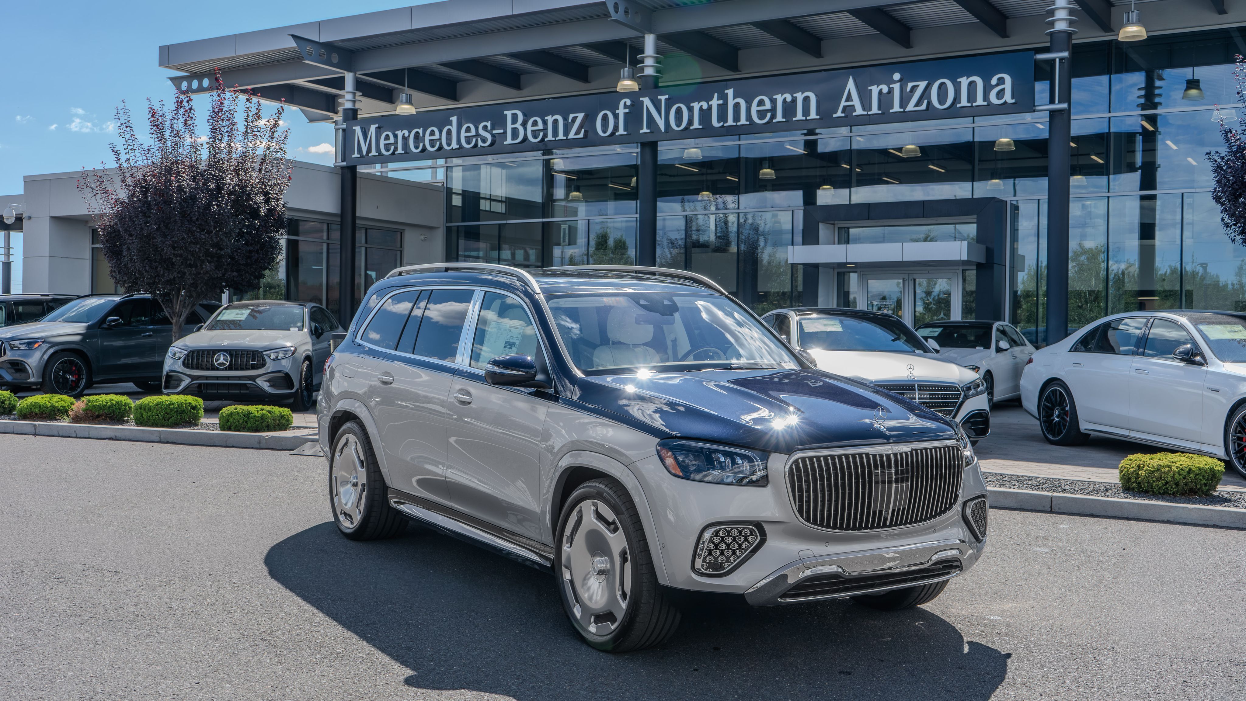 Silver 2026 Mercedes-Benz GLS SUV / Crossover All-Wheel Drive 9-Speed Automatic