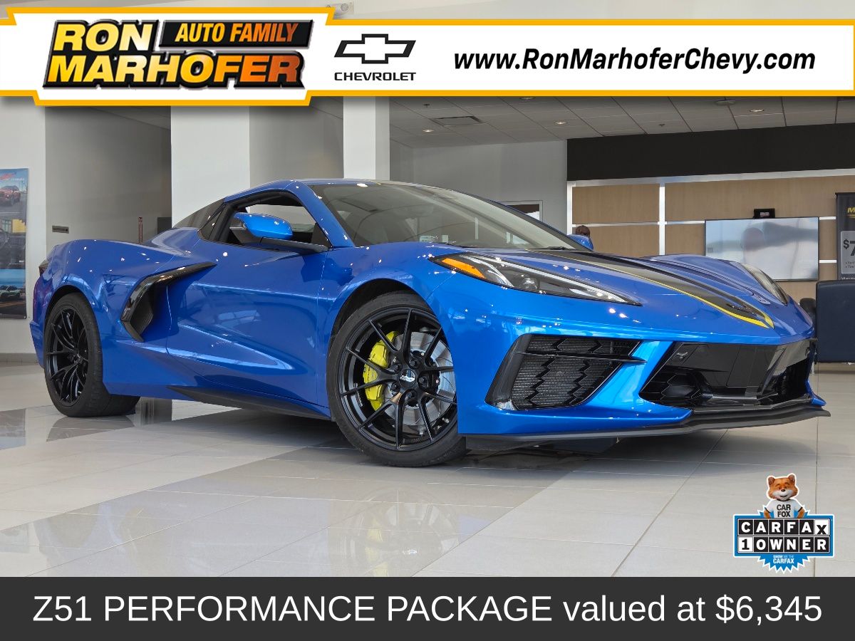 Riptide Blue 2024 Chevrolet Corvette Convertible Rear-Wheel Drive 8-Speed Dual Clutch
