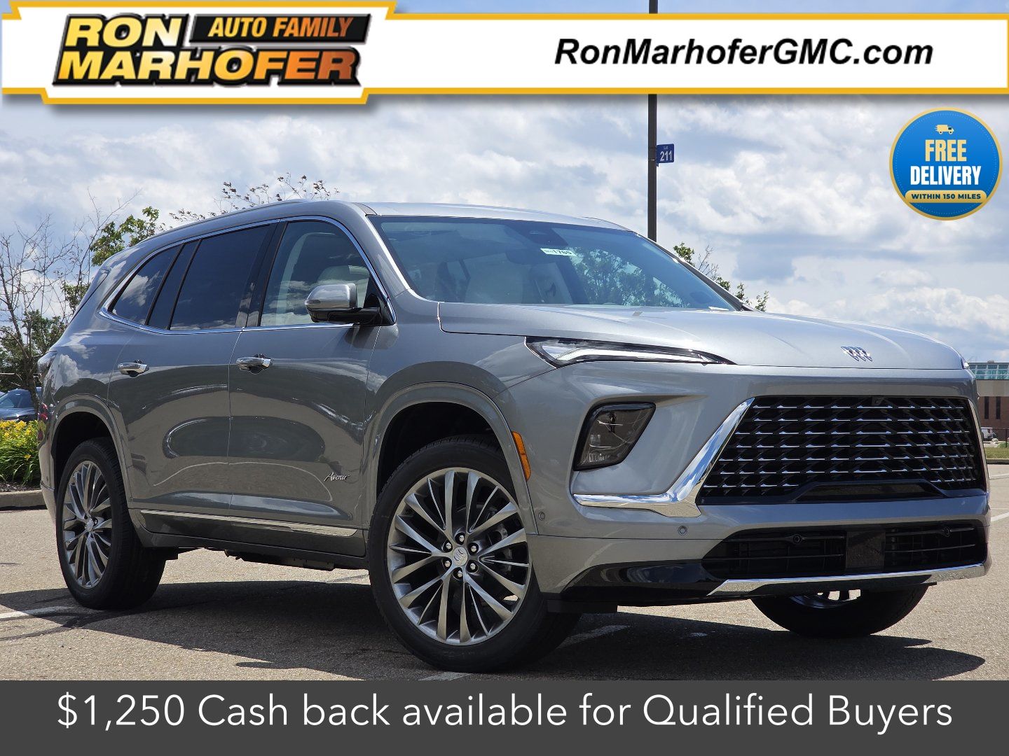 Moonstone Gray Metallic 2026 Buick Enclave SUV / Crossover Four-Wheel Drive 8-Speed Automatic