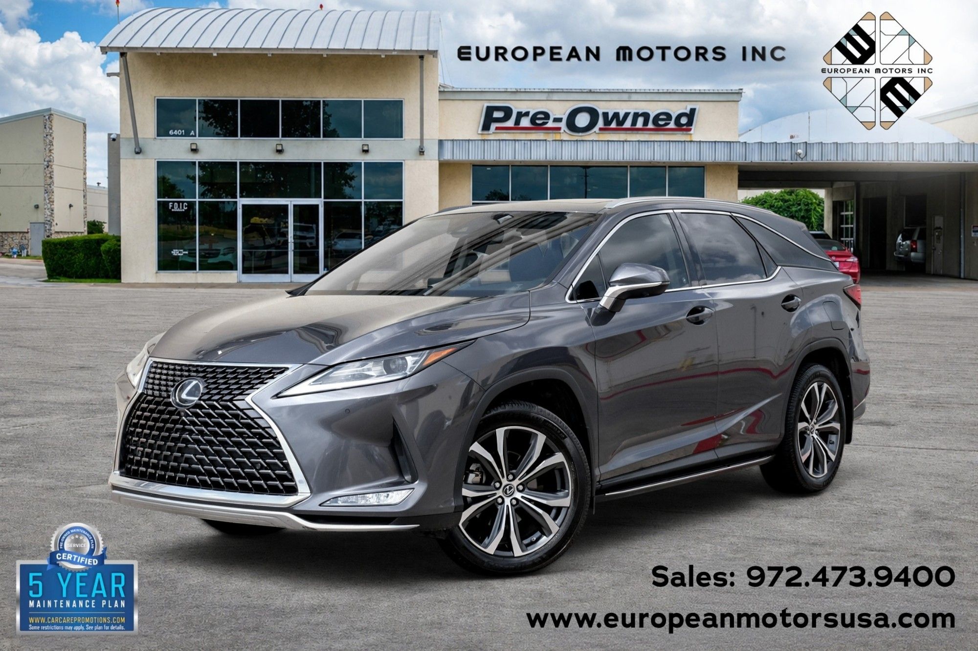 Cloudburst Gray 2022 Lexus RX SUV / Crossover Front-Wheel Drive 8-Speed Automatic