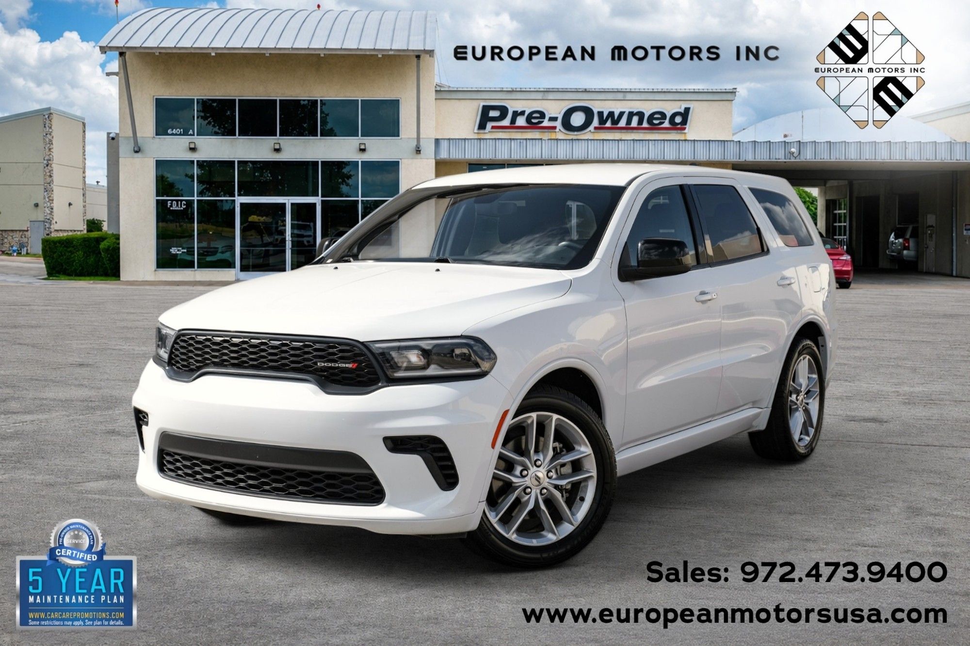 White Knuckle Clearcoat 2023 Dodge Durango SUV / Crossover Rear-Wheel Drive 8-Speed Automatic
