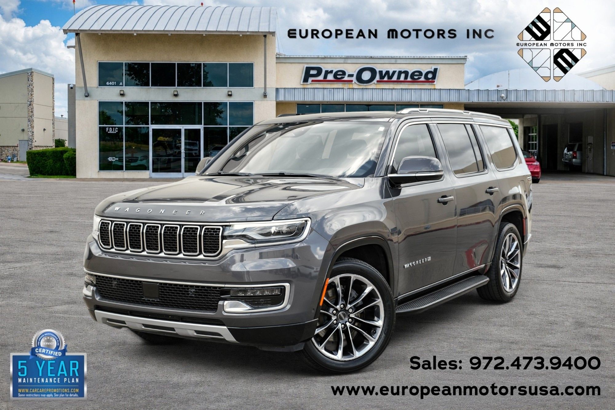 Baltic Gray Metallic Clearcoat 2022 Jeep Wagoneer SUV / Crossover 4X2 8-Speed Automatic