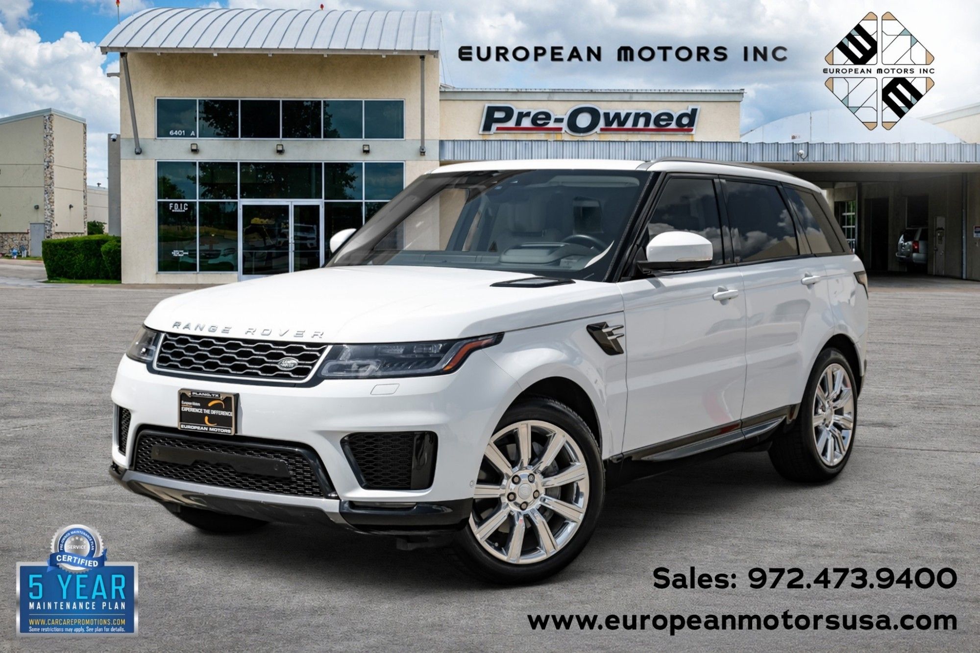 Fuji White 2020 Land Rover Range Rover Sport SUV / Crossover All-Wheel Drive 8-Speed Automatic