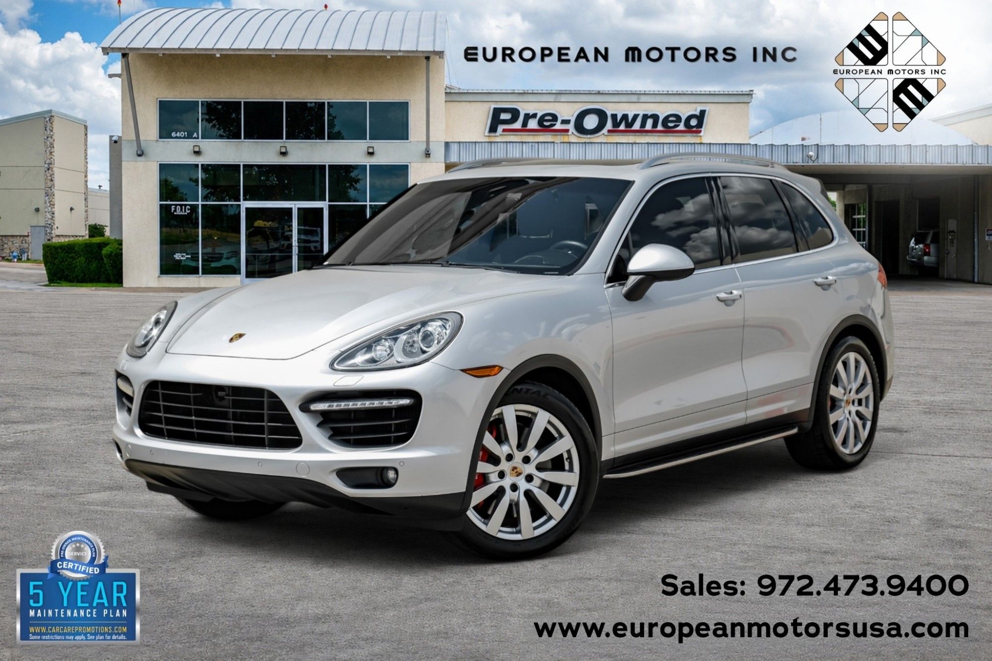 Classic Silver Metallic 2013 Porsche Cayenne SUV / Crossover All-Wheel Drive 8-Speed Automatic