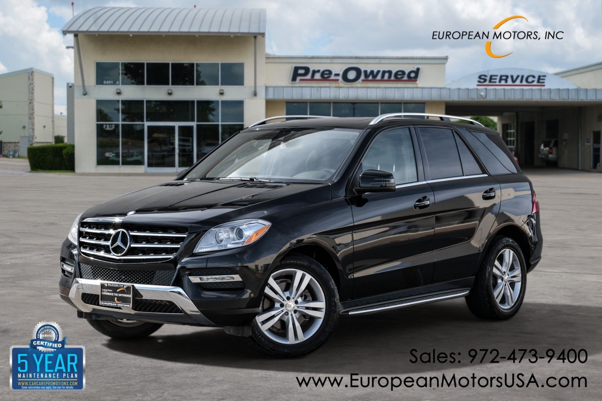 Black 2013 Mercedes-Benz M-Class ML 350 SUV / Crossover Rear-Wheel Drive 7-Speed Automatic