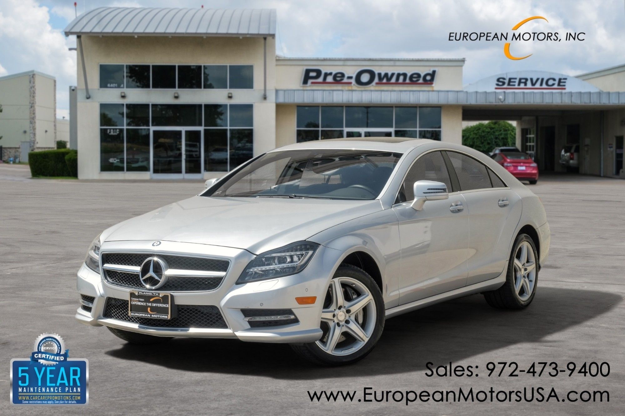 Iridium Silver Metallic 2013 Mercedes-Benz CLS Sedan Rear-Wheel Drive 7-Speed Automatic