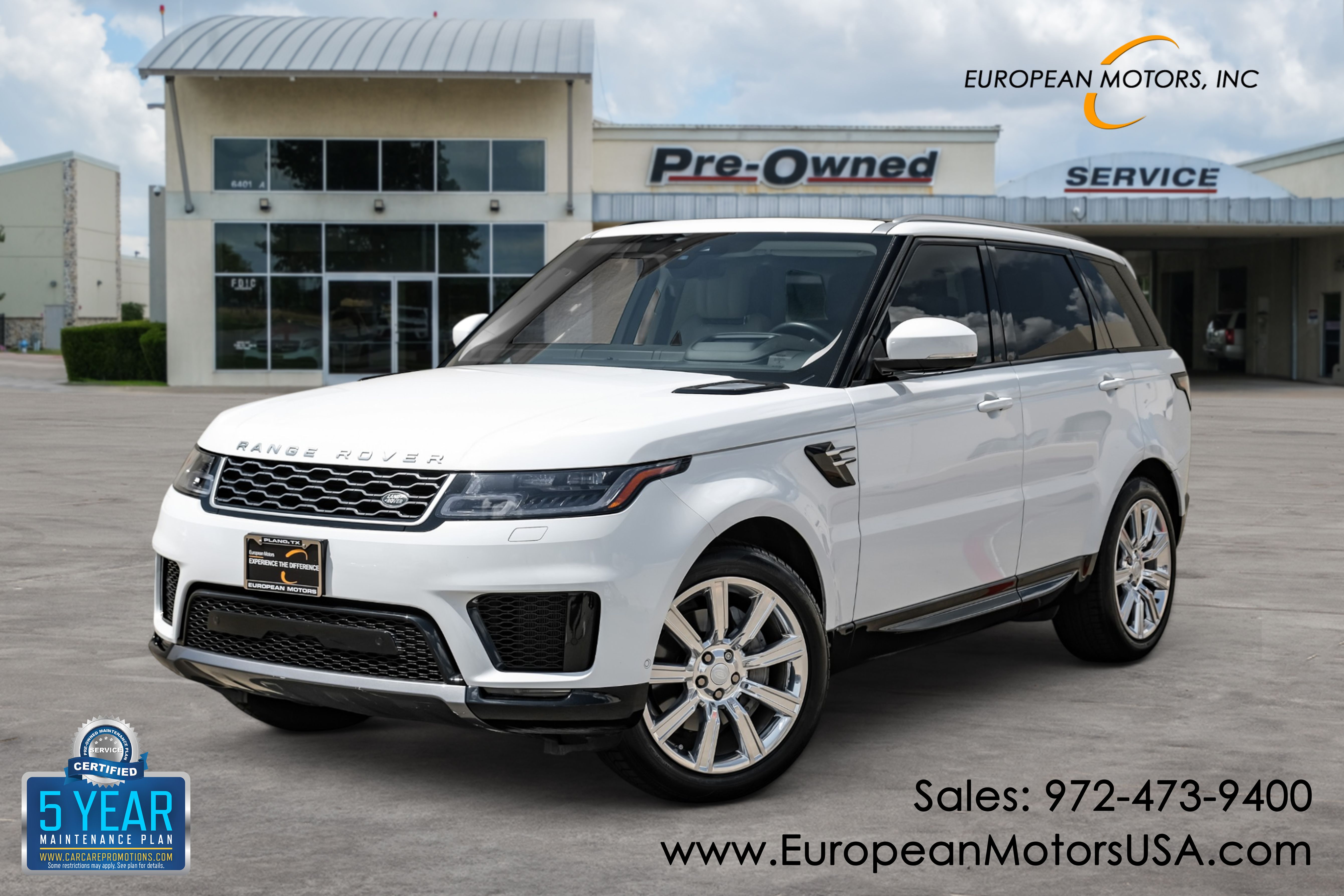 Fuji White 2020 Land Rover Range Rover Sport SUV / Crossover All-Wheel Drive 8-Speed Automatic