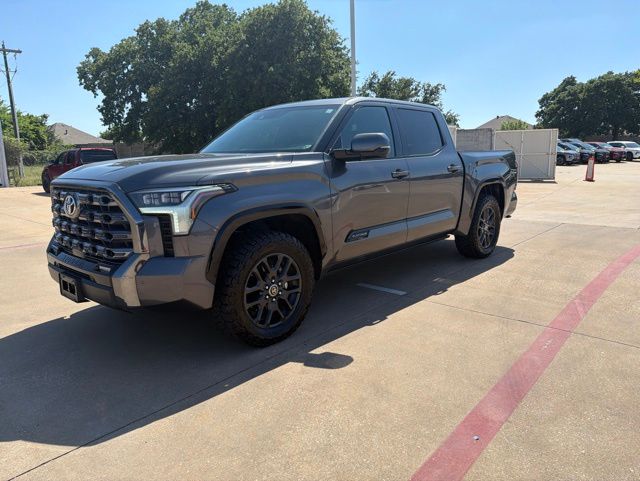 Magnetic Gray Metallic 2022 Toyota Tundra Platinum CrewMax Cab 4WD Pickup Truck Four-Wheel Drive Automatic