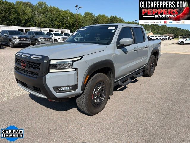Boulder Gray Pearl 2025 Nissan Frontier Pickup Truck Four-Wheel Drive 9-Speed Automatic Overdrive