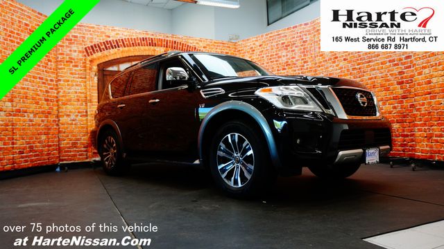 Super Black 2018 Nissan Armada SL 4WD SUV / Crossover Four-Wheel Drive 7-Speed Automatic