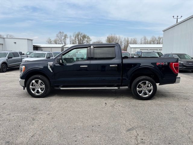 Blue Metallic 2023 Ford F-150 Pickup Truck Four-Wheel Drive Automatic