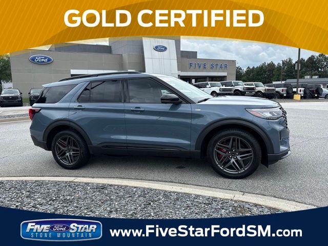 Vapor Blue Metallic 2025 Ford Explorer SUV / Crossover Rear-Wheel Drive Automatic