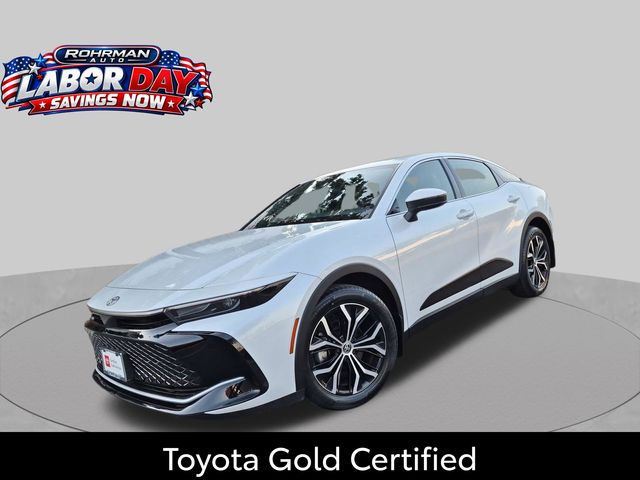 Oxygen White 2024 Toyota Crown Sedan All-Wheel Drive Continuously Variable Transmission