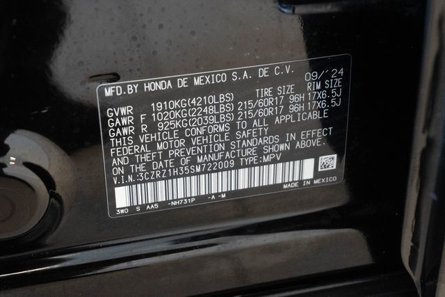 Used 2025 Honda HR-V SUV