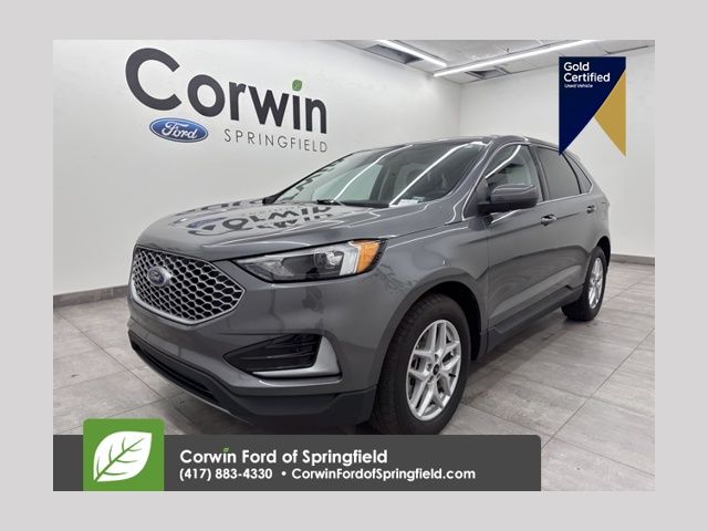 Gray Metallic 2024 Ford Edge SEL AWD SUV / Crossover All-Wheel Drive 8-Speed Automatic