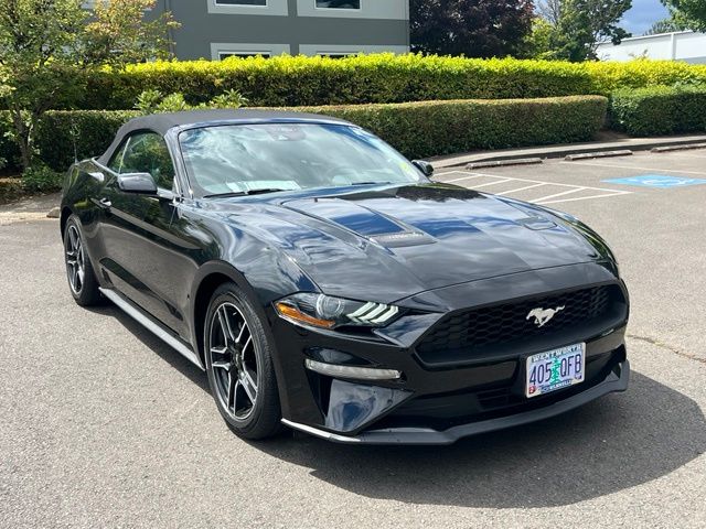 Shadow Black 2022 Ford Mustang Convertible Rear-Wheel Drive Automatic