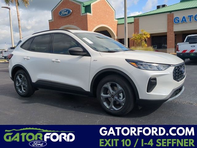 White Metallic 2025 Ford Escape Hybrid ST-Line FWD SUV / Crossover Front-Wheel Drive Continuously Variable Transmission