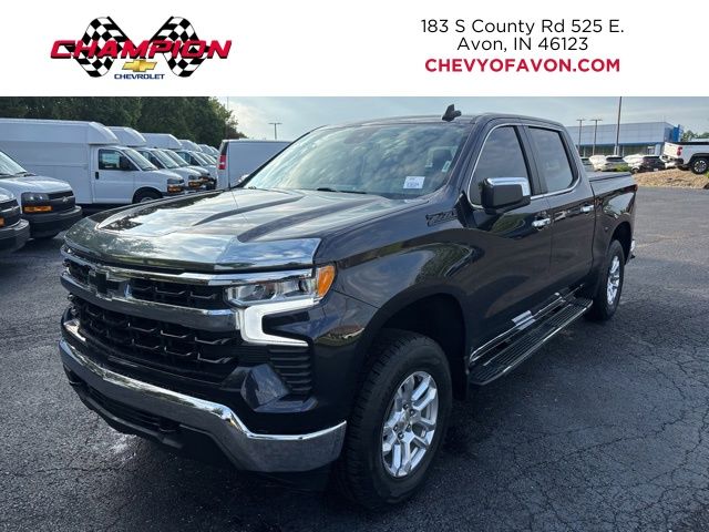 Dark Ash Metallic 2023 Chevrolet Silverado 1500 LT Crew Cab 4WD Pickup Truck Four-Wheel Drive Automatic