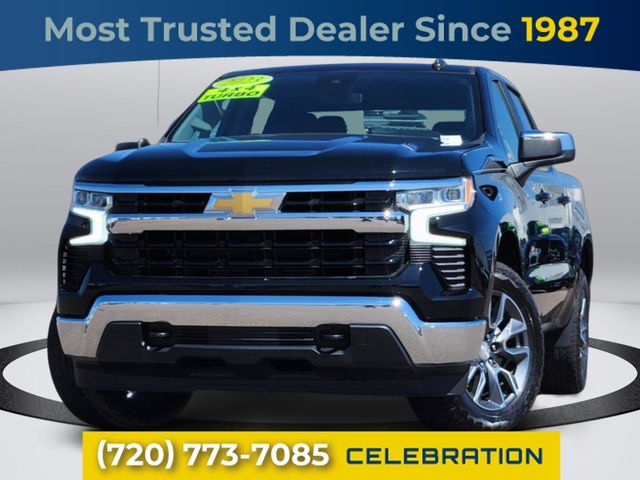 Black 2023 Chevrolet Silverado 1500 Pickup Truck Four-Wheel Drive 8-Speed Automatic
