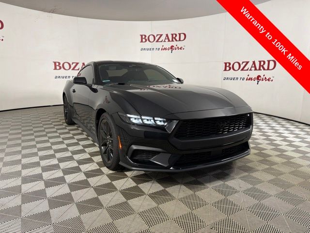 Shadow Black 2025 Ford Mustang Coupe Rear-Wheel Drive Automatic