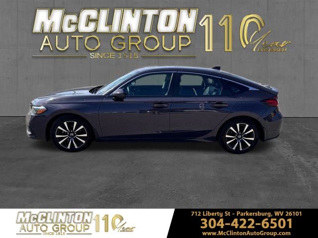 2024 Smokey Mauve Pearl Honda Civic EX-L FWD Hatchback