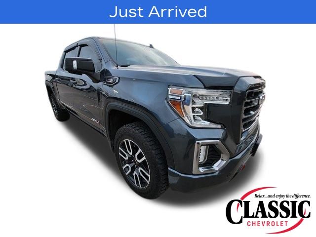 Gray (Dark Sky Metallic) 2021 GMC Sierra 1500 AT4 Crew Cab 4WD Pickup Truck Four-Wheel Drive Automatic