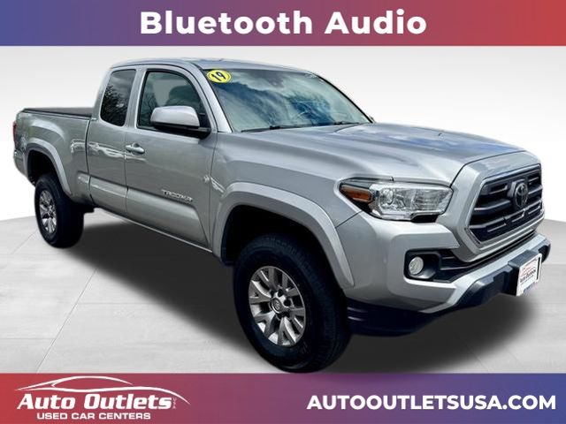 Silver Sky Metallic 2019 Toyota Tacoma Pickup Truck Four-Wheel Drive 6-Speed Automatic