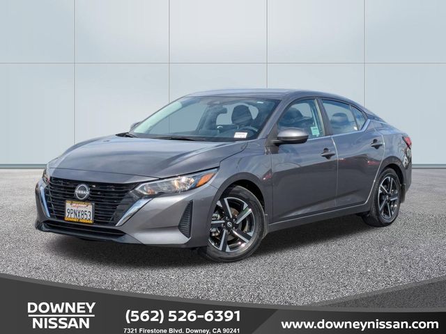 Gray (Gun Metallic) 2024 Nissan Sentra SV FWD Sedan Front-Wheel Drive Continuously Variable Transmission