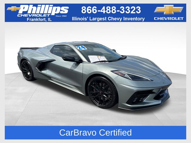 Hypersonic Gray Metallic 2024 Chevrolet Corvette Convertible Rear-Wheel Drive 8-Speed Dual Clutch