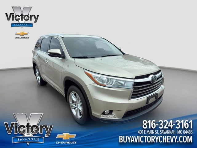 Creme Brulee 2015 Toyota Highlander Limited Platinum AWD SUV / Crossover All-Wheel Drive 6-Speed Automatic Overdrive