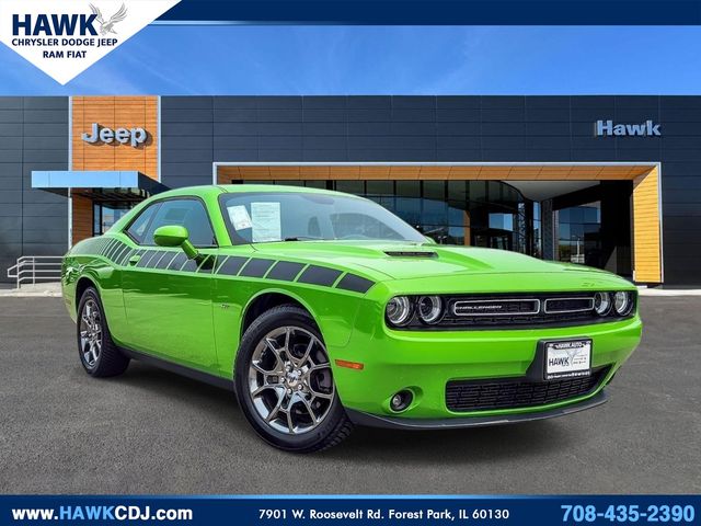 Green Go Clearcoat 2017 Dodge Challenger Coupe All-Wheel Drive 8-Speed Automatic