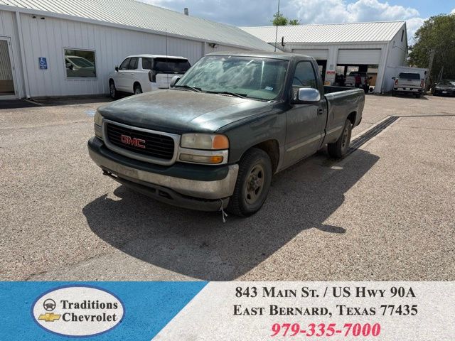 Polo Green Metallic 2001 GMC Sierra 1500 SLE Standard Cab SB Pickup Truck Rear-Wheel Drive 4-Speed Automatic Overdrive