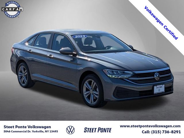 Platinum Gray Metallic 2023 Volkswagen Jetta 1.5T SE FWD Sedan Front-Wheel Drive 8-Speed Automatic
