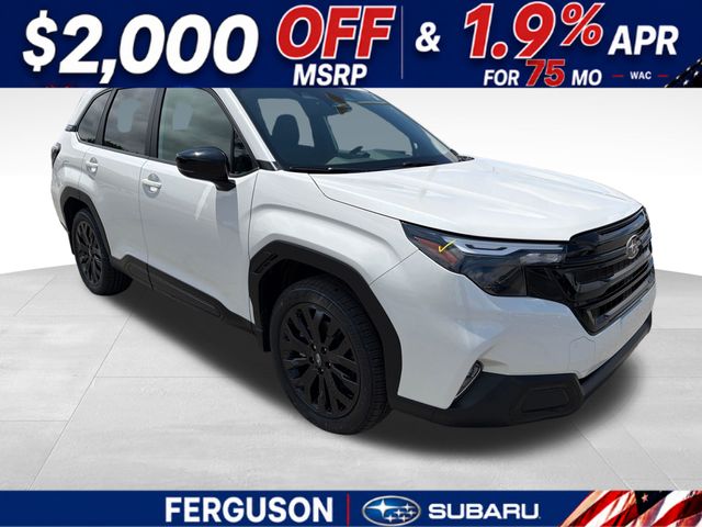 Crystal White Pearl 2026 Subaru Forester SUV / Crossover All-Wheel Drive Continuously Variable Transmission