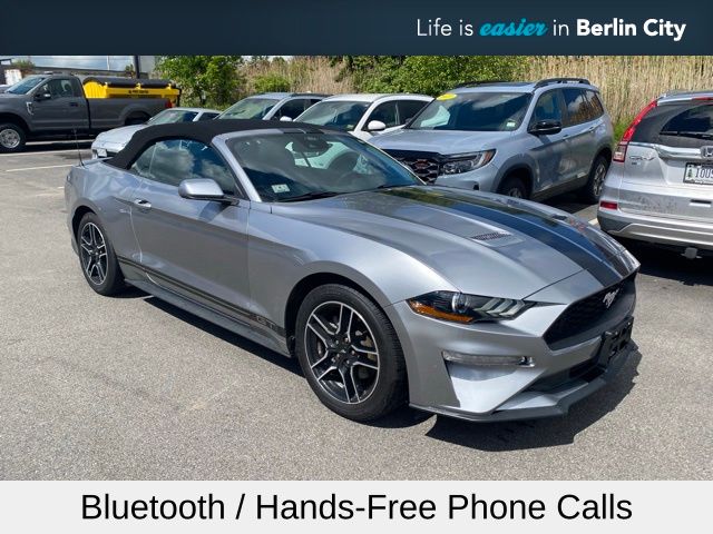 Silver Metallic 2022 Ford Mustang EcoBoost Premium Convertible RWD Convertible Rear-Wheel Drive Automatic