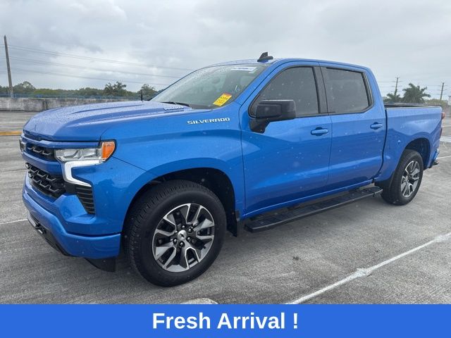 Riptide Blue 2025 Chevrolet Silverado 1500 RST Crew Cab RWD Pickup Truck 4X2 Automatic