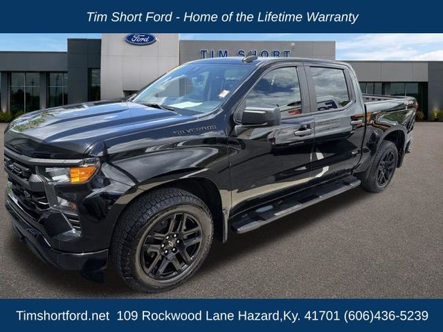 Black 2024 Chevrolet Silverado 1500 Pickup Truck Four-Wheel Drive 8-Speed Automatic