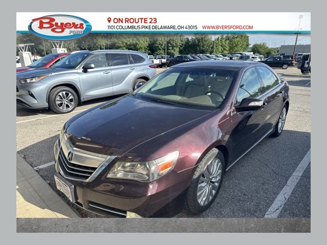 Red (Maroon) 2011 Acura RL Sedan 6-Speed Automatic