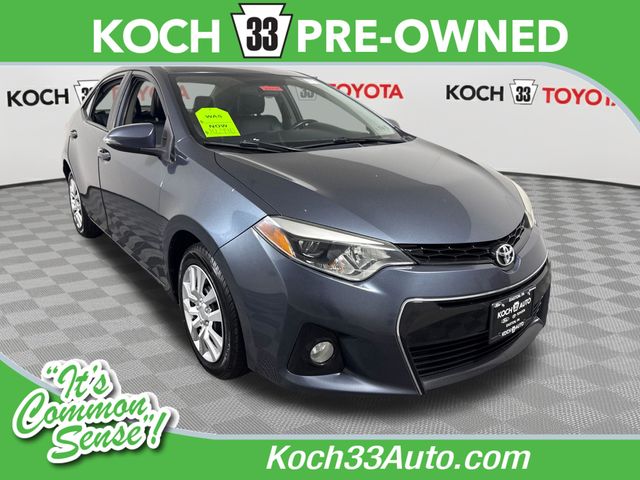 Slate Metallic 2016 Toyota Corolla S Sedan Front-Wheel Drive 4-Speed Automatic