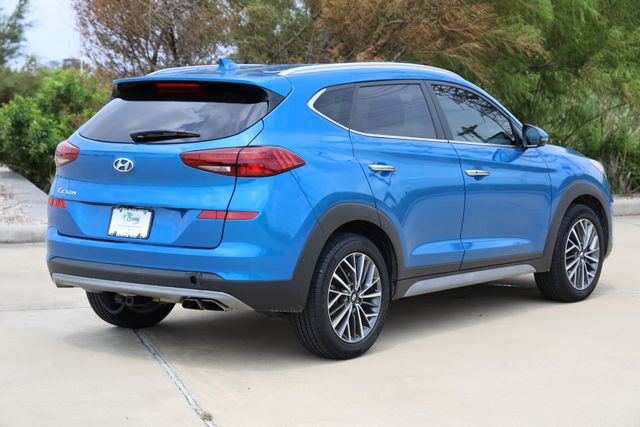 2021 Hyundai Tucson Limited Blue at Texan Dodge Chrysler Jeep Ram