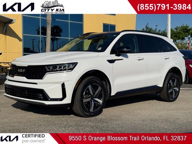 Glacial White Pearl 2023 Kia Sorento EX FWD SUV / Crossover Front-Wheel Drive 8-Speed Dual Clutch