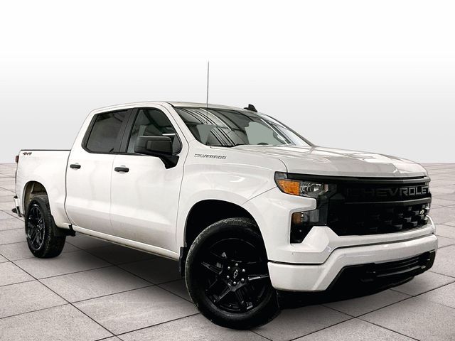 2024 Chevrolet Silverado 1500 Custom White at Carlisle Cadillac Buick GMC