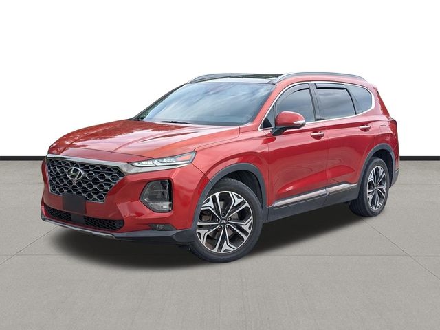 2020 Hyundai Santa Fe Limited Orange at DeMontrond Gulf Freeway
