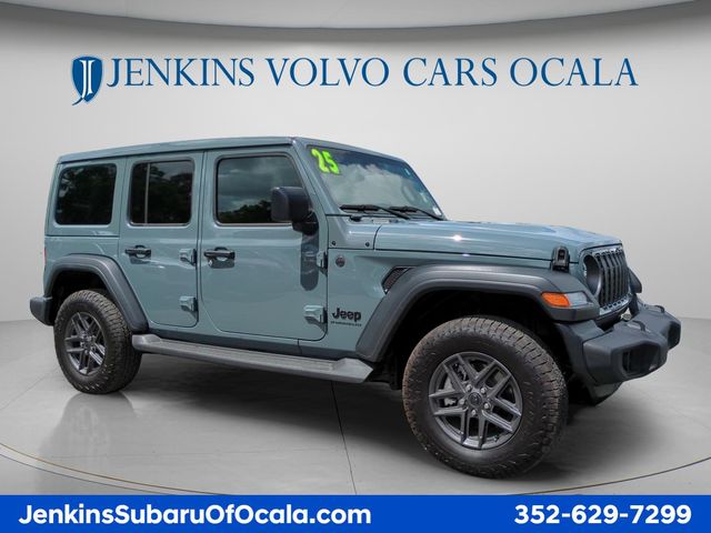 Anvil Clear Coat 2025 Jeep Wrangler Sport S 4-Door 4WD SUV / Crossover Four-Wheel Drive 8-Speed Automatic