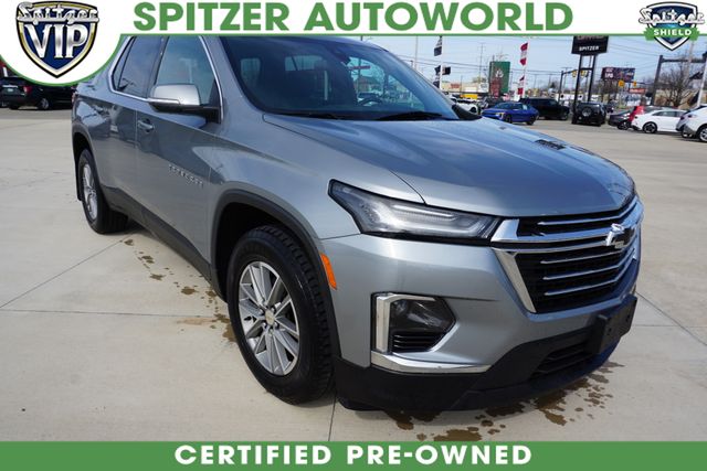 Sterling Gray Metallic 2023 Chevrolet Traverse LT Cloth AWD SUV / Crossover Four-Wheel Drive 9-Speed Automatic