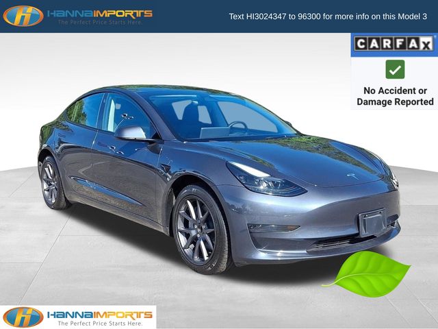 Gray 2023 Tesla Model 3 Sedan Rear-Wheel Drive 1-Speed Automatic