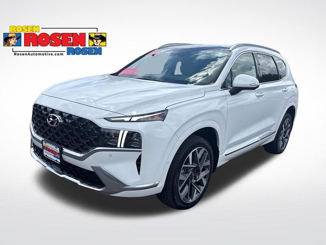 Serenity White Pearl 2023 Hyundai Santa Fe SUV / Crossover All-Wheel Drive Automatic