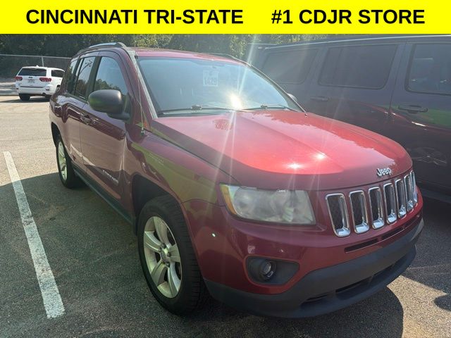 Deep Cherry Red Crystal Pearlcoat 2013 Jeep Compass SUV / Crossover Four-Wheel Drive Continuously Variable Transmission