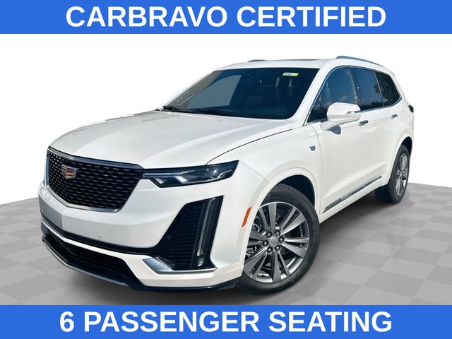 Crystal White Tricoat 2024 Cadillac XT6 SUV / Crossover Four-Wheel Drive 9-Speed Automatic