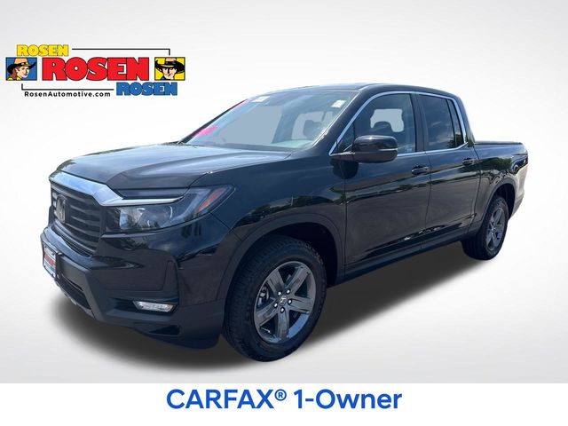 Crystal Black Pearl 2023 Honda Ridgeline Pickup Truck All-Wheel Drive 9-Speed Automatic